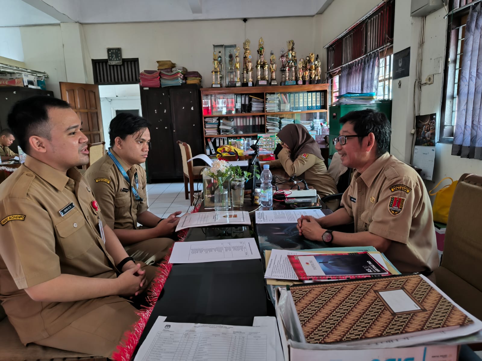 DISKOMINFO Kota Semarang Lakukan Survei Keamanan Informasi di Kelurahan Sampangan